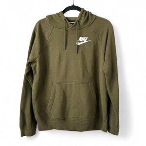 Nike Olive Green Pullover Hoodie‎ Size M